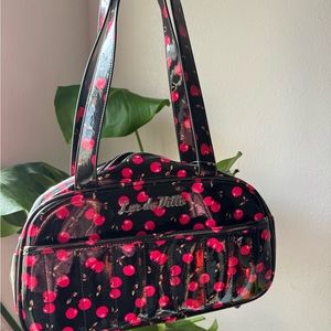 Lux de ville cherry tote